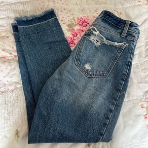 Abercrombie and Fitch Annie high rise girlfriend denim jeans